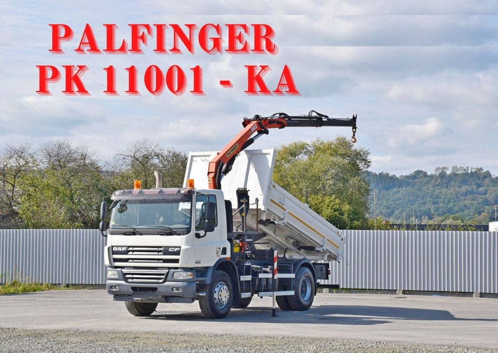 DAF CF 75.310 Kipper 4,30 m* KRAN * TOPZUSTAND - Camión grúa, Camión volquete: foto 1 DAF CF 75.310 Kipper 4,30 m* KRAN * TOPZUSTAND - Camión grúa, Camión volquete: foto 1