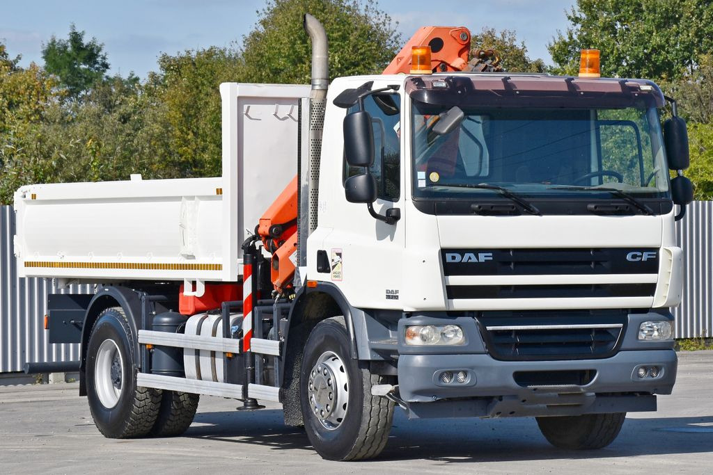 DAF CF 75.310 Kipper 4,30 m* KRAN * TOPZUSTAND - Camión grúa, Camión volquete: foto 4 DAF CF 75.310 Kipper 4,30 m* KRAN * TOPZUSTAND - Camión grúa, Camión volquete: foto 4