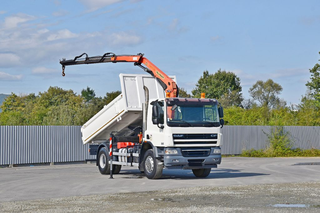 DAF CF 75.310 Kipper 4,30 m* KRAN * TOPZUSTAND - Camión grúa, Camión volquete: foto 2 DAF CF 75.310 Kipper 4,30 m* KRAN * TOPZUSTAND - Camión grúa, Camión volquete: foto 2
