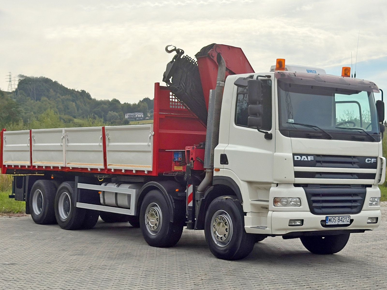 DAF CF 85.380 * HMF 2823 K6 (B3) + FUNK * 8x4 * TOP - Camión volquete, Camión grúa: foto 3 DAF CF 85.380 * HMF 2823 K6 (B3) + FUNK * 8x4 * TOP - Camión volquete, Camión grúa: foto 3