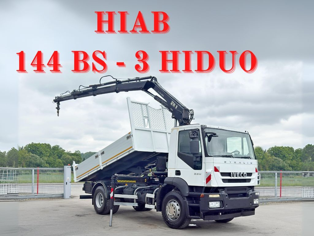 Iveco STRALIS 330 *HIAB 144 BS-3 HIDUO* TOPZUSTAND - Camión grúa: foto 1 Iveco STRALIS 330 *HIAB 144 BS-3 HIDUO* TOPZUSTAND - Camión grúa: foto 1