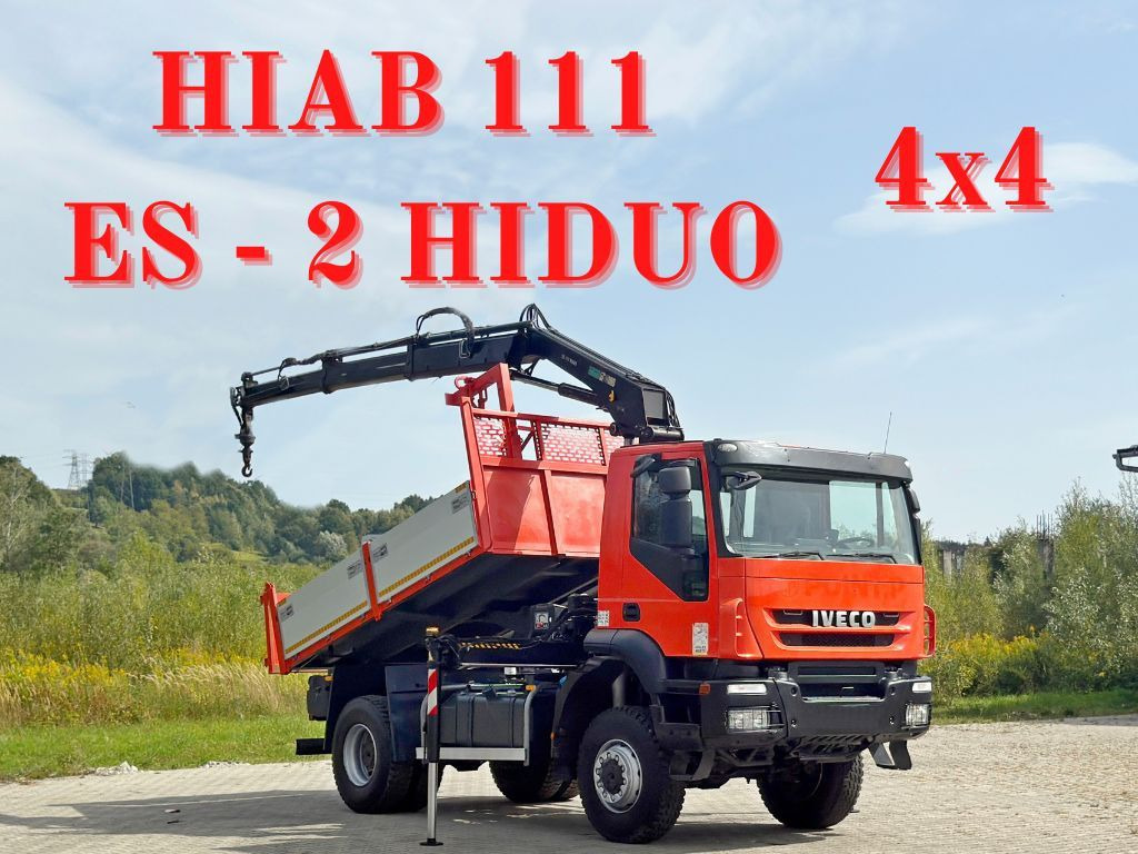 Iveco TRAKKER 190T36 * HIAB 111 ES-2 HIDUO * 4x4 * TOP - Camión grúa: foto 1 Iveco TRAKKER 190T36 * HIAB 111 ES-2 HIDUO * 4x4 * TOP - Camión grúa: foto 1