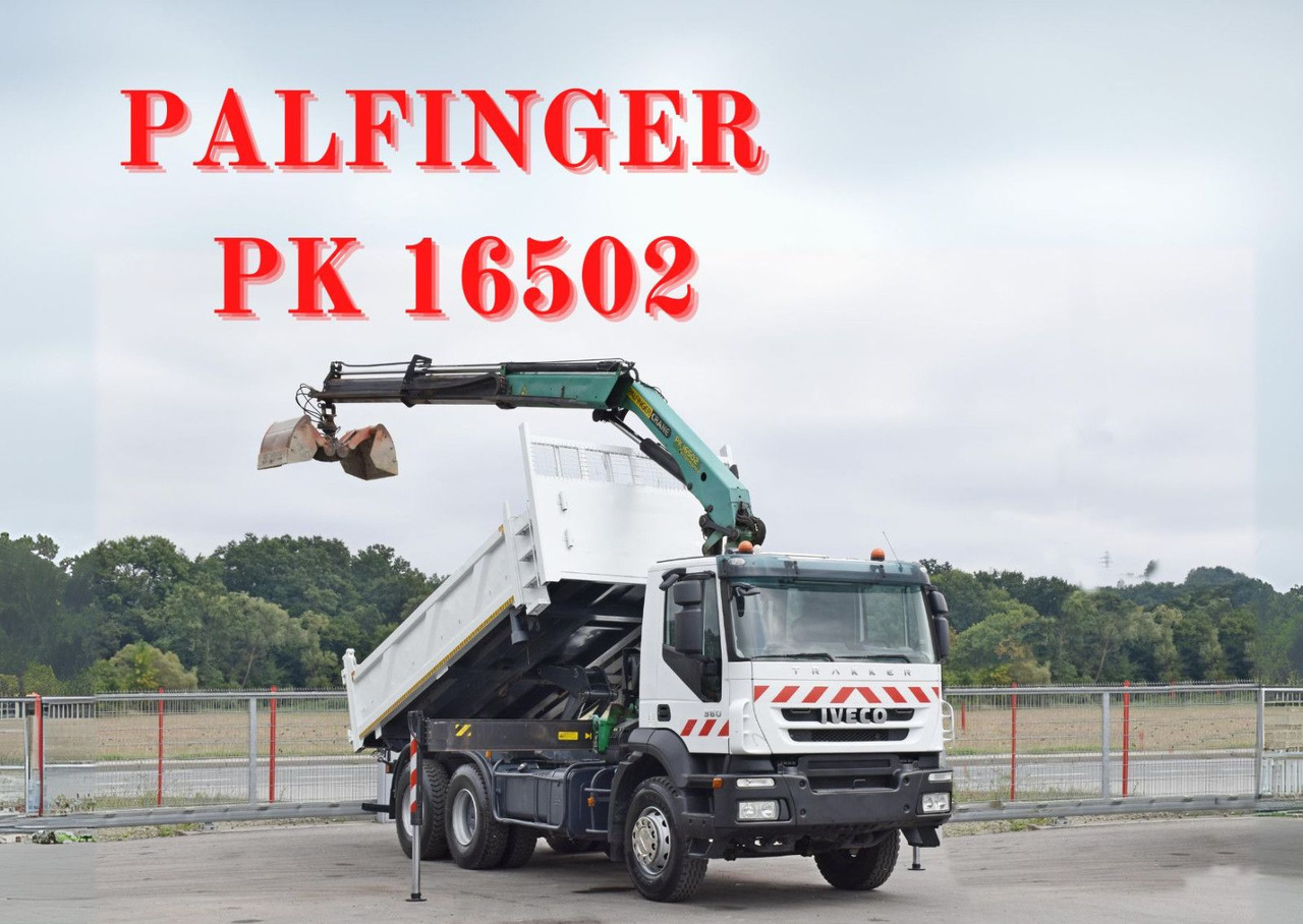 Iveco TRAKKER 360 * Kipper 5,20m* PK 16502 / FUNK*6x4 - Camión volquete, Camión grúa: foto 1 Iveco TRAKKER 360 * Kipper 5,20m* PK 16502 / FUNK*6x4 - Camión volquete, Camión grúa: foto 1