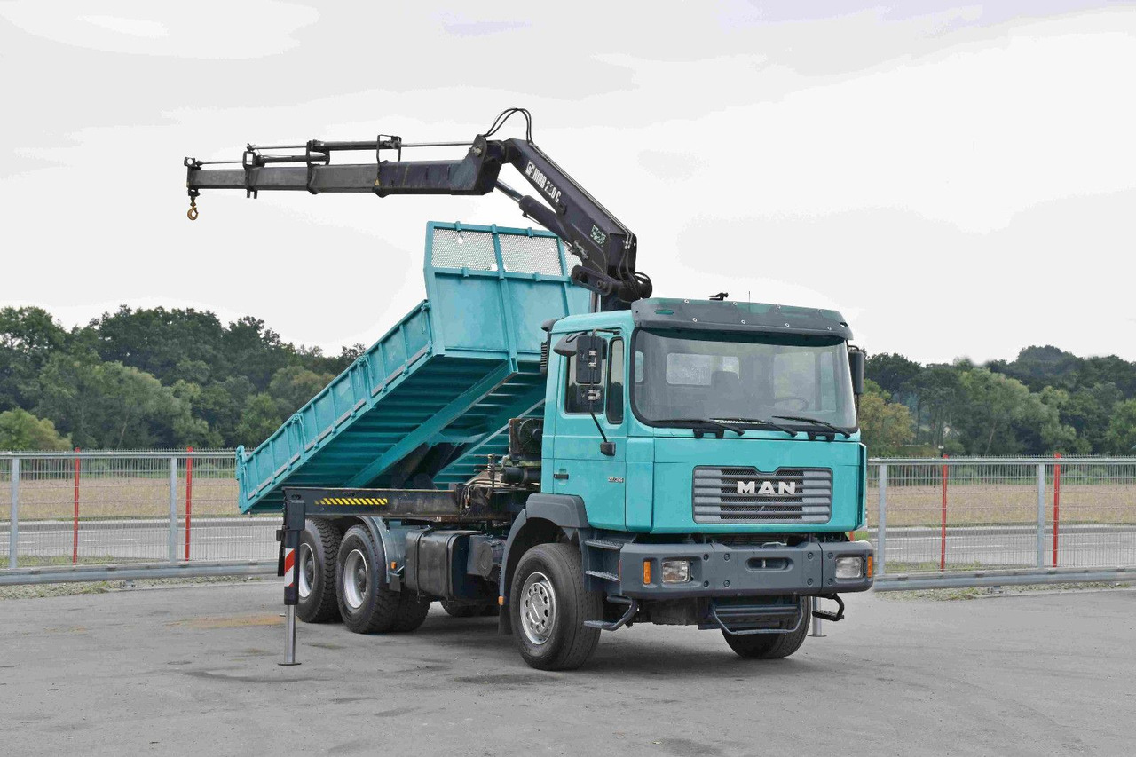 MAN 27-314 * HIAB 220 C - 3 + FUNK * 6x4 - Camión volquete, Camión grúa: foto 2 MAN 27-314 * HIAB 220 C - 3 + FUNK * 6x4 - Camión volquete, Camión grúa: foto 2