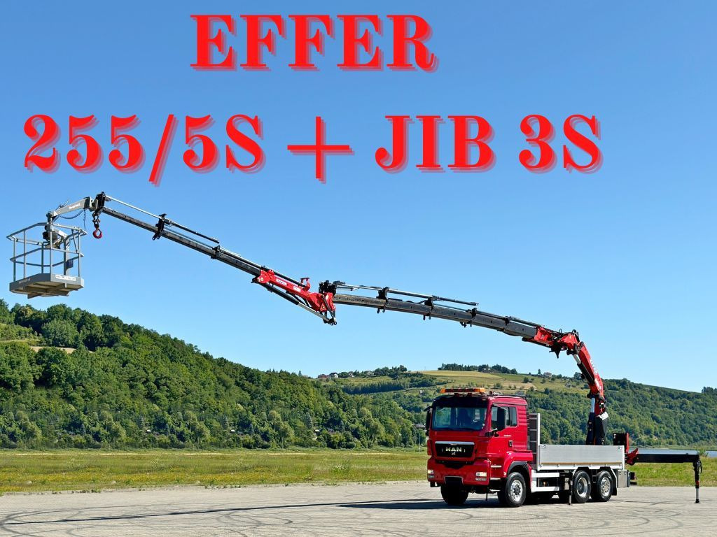 MAN TGS 28.480 * EFFER 255/5S + JIB 3S + FUNK * TOP - Camión grúa: foto 1 MAN TGS 28.480 * EFFER 255/5S + JIB 3S + FUNK * TOP - Camión grúa: foto 1