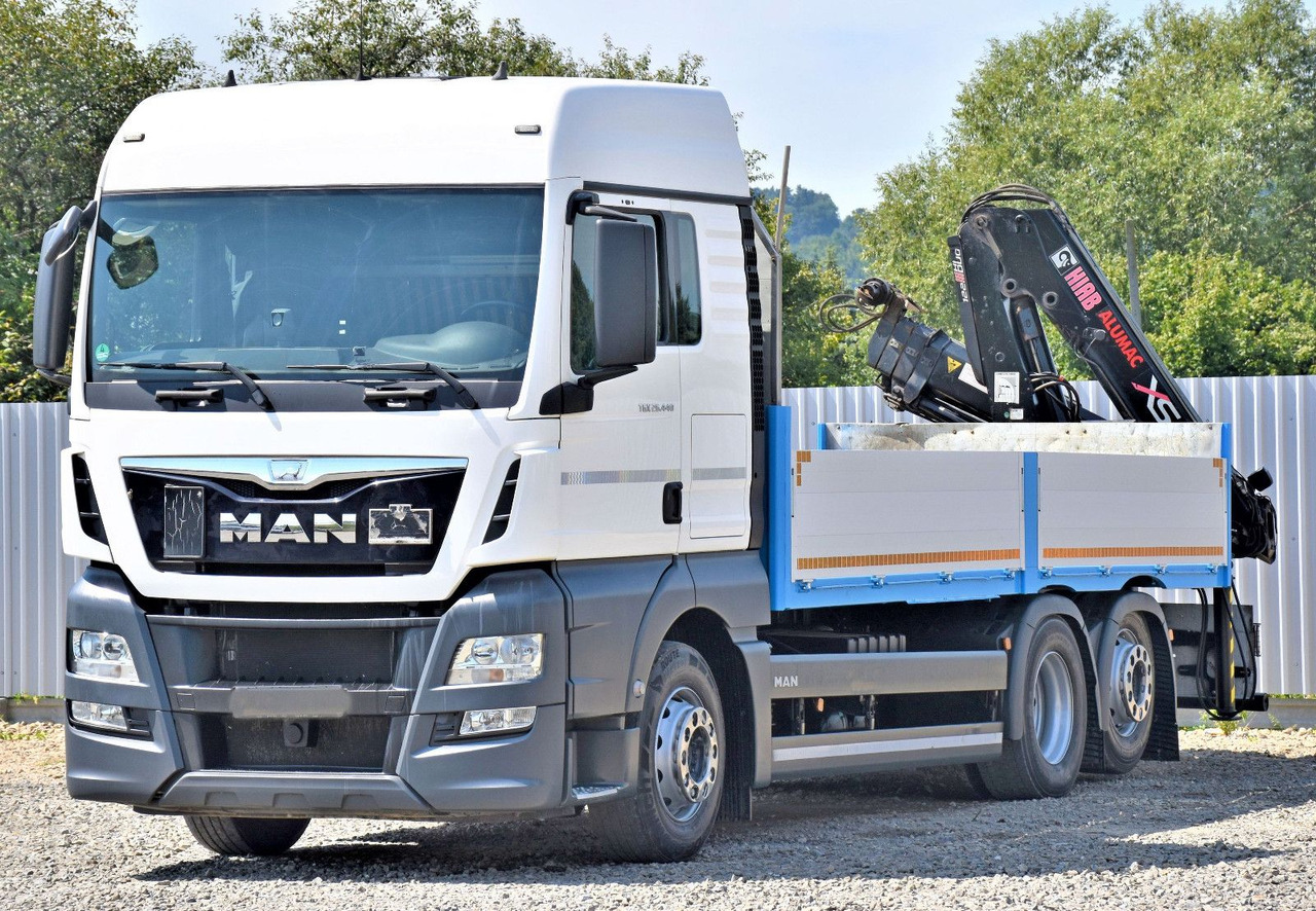 MAN TGX 26.440 Pritsche 6,20 m+HIAB 122 HIDUO/FUNK - Camión grúa: foto 3 MAN TGX 26.440 Pritsche 6,20 m+HIAB 122 HIDUO/FUNK - Camión grúa: foto 3