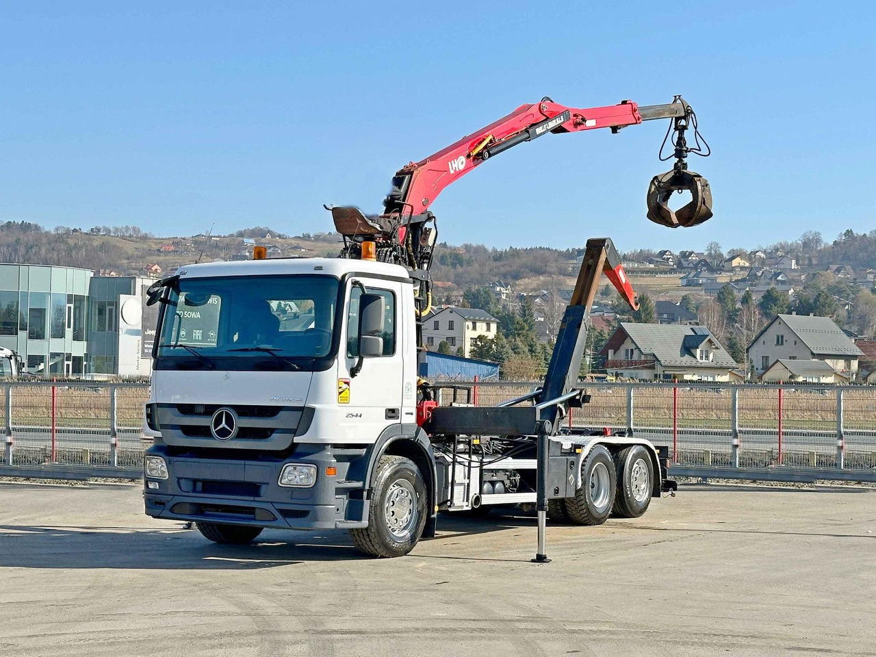 Mercedes-Benz ACTROS 2544 * ABROLLKIPPER * LHO L190Z(78) * TOP - Camión multibasculante, Camión grúa: foto 2 Mercedes-Benz ACTROS 2544 * ABROLLKIPPER * LHO L190Z(78) * TOP - Camión multibasculante, Camión grúa: foto 2