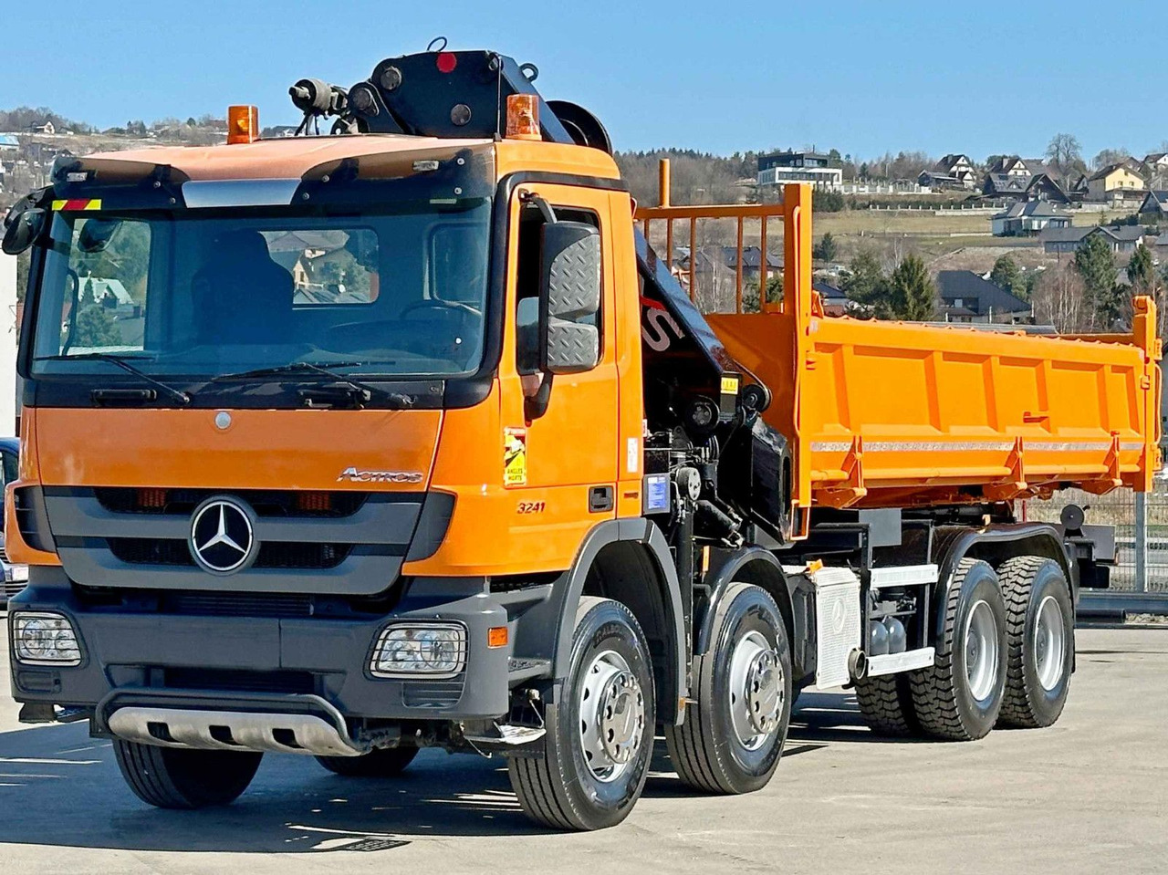Mercedes-Benz ACTROS 3241 * HIAB 322 EP-4 HIDUO + FUNK / 8x4 - Camión volquete, Camión grúa: foto 5 Mercedes-Benz ACTROS 3241 * HIAB 322 EP-4 HIDUO + FUNK / 8x4 - Camión volquete, Camión grúa: foto 5