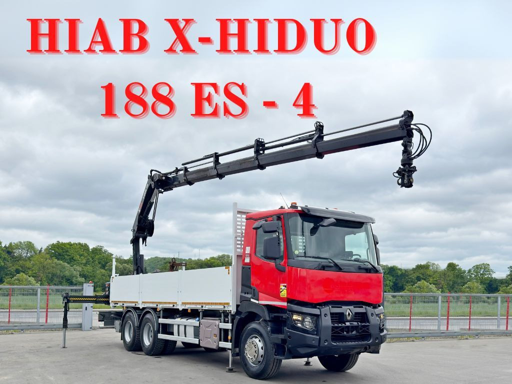 Renault C 430 *HIAB X - HIDUO 188 ES - 4 + FUNK * 6x4 - Camión grúa: foto 1 Renault C 430 *HIAB X - HIDUO 188 ES - 4 + FUNK * 6x4 - Camión grúa: foto 1