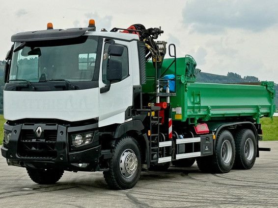 Renault C 430 *KIPPER 5,10 m + PK 16001 - K B* 6x4 - Camión volquete, Camión grúa: foto 5 Renault C 430 *KIPPER 5,10 m + PK 16001 - K B* 6x4 - Camión volquete, Camión grúa: foto 5