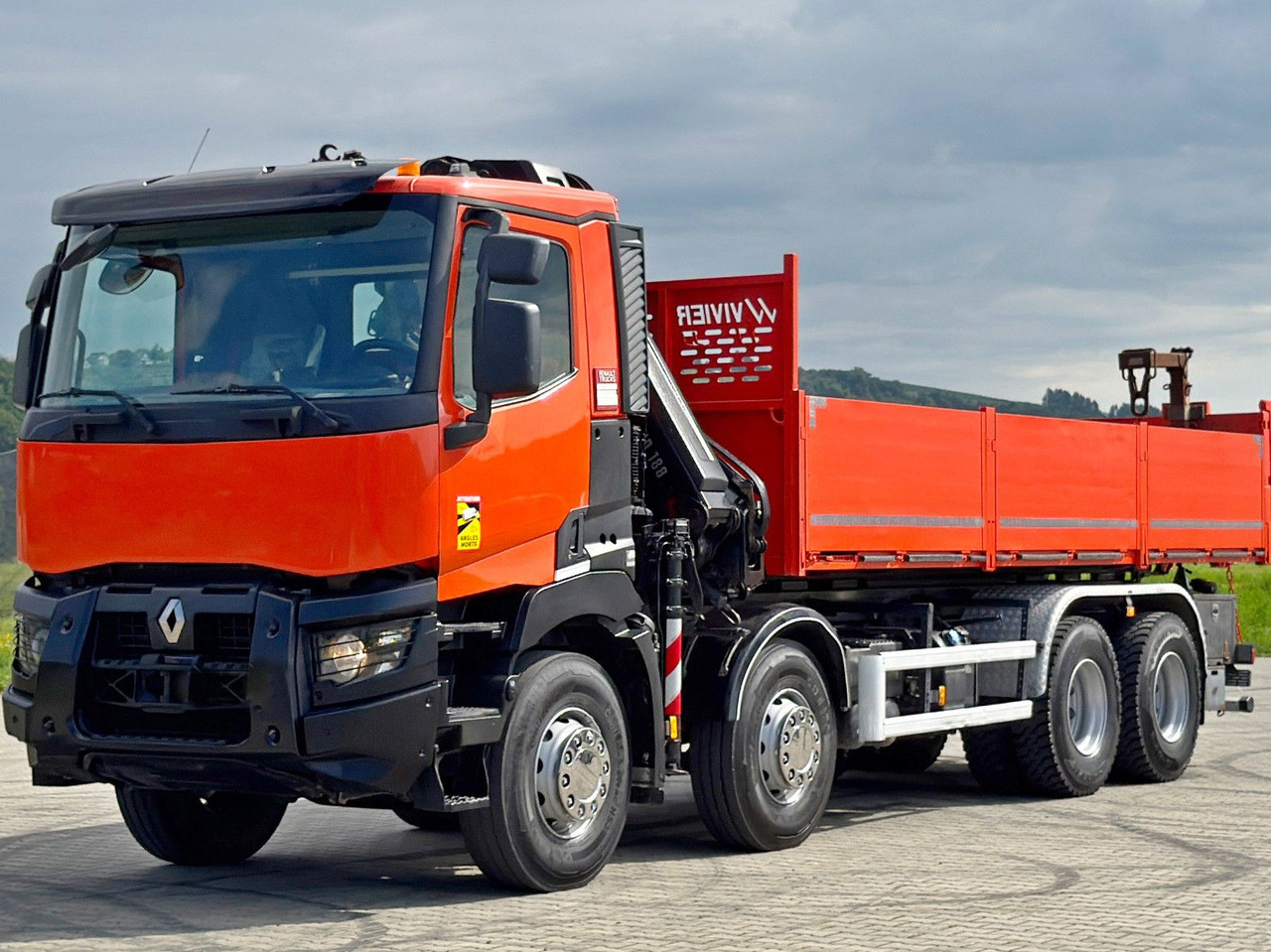 Renault C 430 *KIPPER 6,80m* HIAB X-HIDUO 188 ES-4 * 8x4 - Camión volquete, Camión grúa: foto 4 Renault C 430 *KIPPER 6,80m* HIAB X-HIDUO 188 ES-4 * 8x4 - Camión volquete, Camión grúa: foto 4