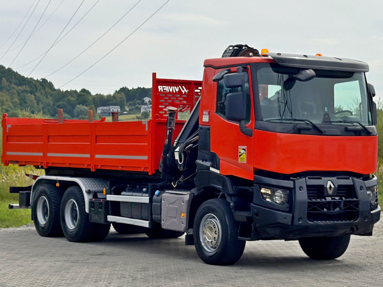 Renault K 380 * HIAB 144 BS - 3 HIDUO + FUNK * 6x4 * TOP - Camión volquete, Camión grúa: foto 3 Renault K 380 * HIAB 144 BS - 3 HIDUO + FUNK * 6x4 * TOP - Camión volquete, Camión grúa: foto 3