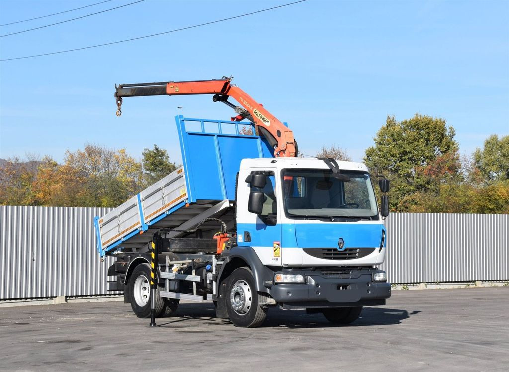Renault MIDLUM 270 DXI *TIPPER 3,50m *PK 8501-K/FUNK - Camión grúa, Camión volquete: foto 1 Renault MIDLUM 270 DXI *TIPPER 3,50m *PK 8501-K/FUNK - Camión grúa, Camión volquete: foto 1