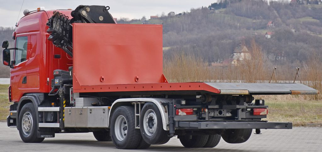 Camión multibasculante, Camión grúa Scania G 400 * Abschleppwagen 6,40m* KRAN + FUNK * TOP: foto 7