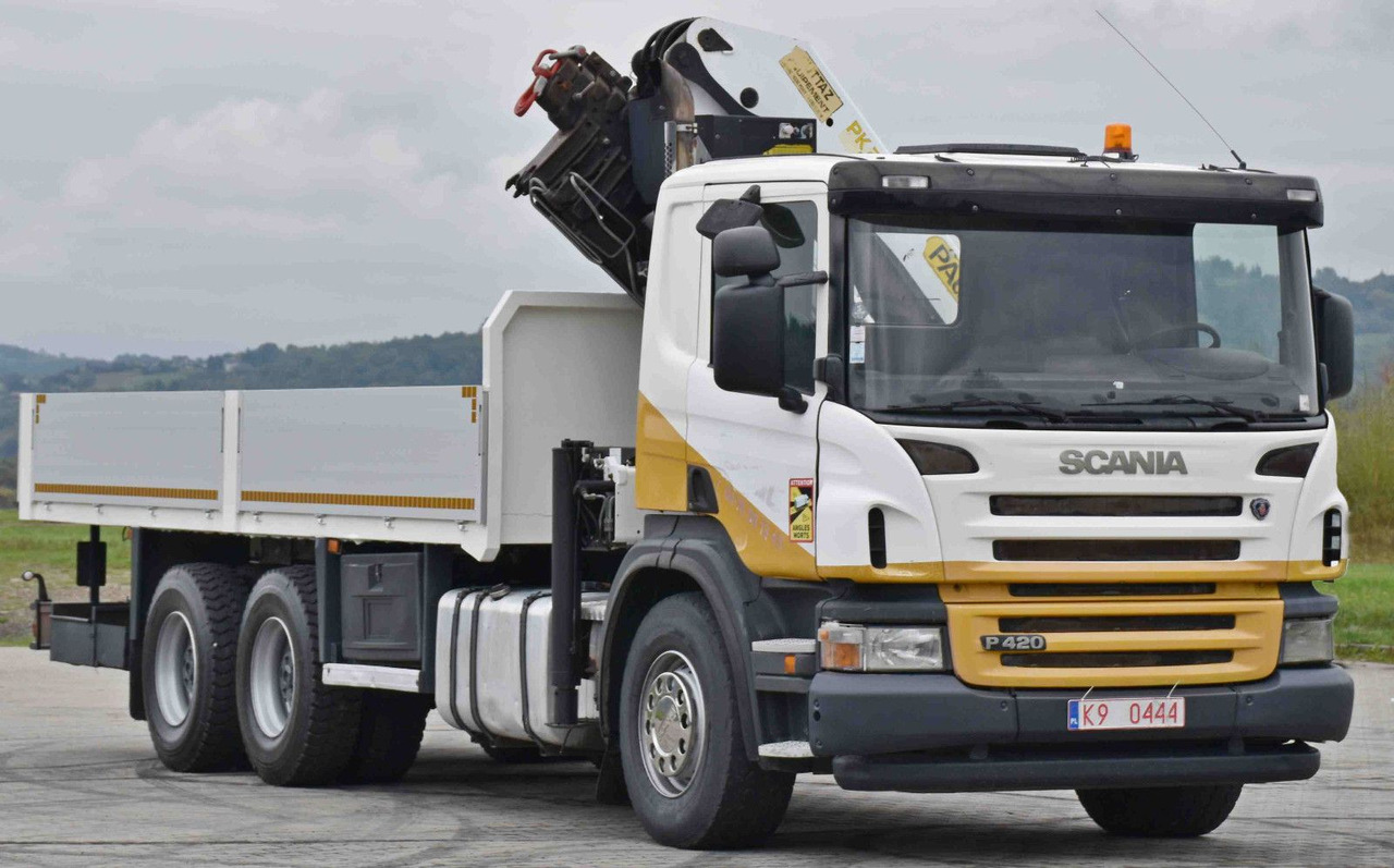 Scania P 420* PRITSCHE 6,40m * PK 29002+FUNK * 6x4 - Camión grúa: foto 4 Scania P 420* PRITSCHE 6,40m * PK 29002+FUNK * 6x4 - Camión grúa: foto 4