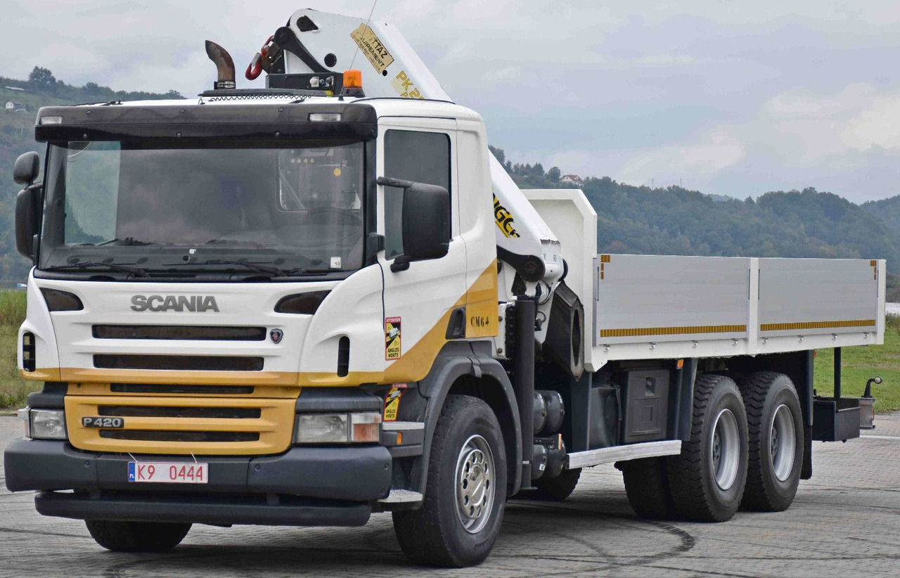 Scania P 420* PRITSCHE 6,40m * PK 29002+FUNK * 6x4 - Camión grúa: foto 3 Scania P 420* PRITSCHE 6,40m * PK 29002+FUNK * 6x4 - Camión grúa: foto 3