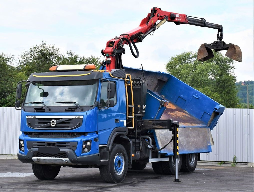 Volvo FMX 370 Kipper 4,90m *EPSILON Q150Z/FUNK*6x4 - Camión grúa, Camión volquete: foto 3 Volvo FMX 370 Kipper 4,90m *EPSILON Q150Z/FUNK*6x4 - Camión grúa, Camión volquete: foto 3