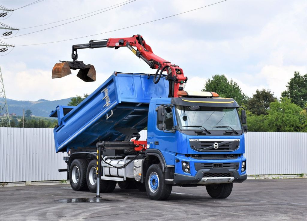Volvo FMX 370 Kipper 4,90m *EPSILON Q150Z/FUNK*6x4 - Camión grúa, Camión volquete: foto 2 Volvo FMX 370 Kipper 4,90m *EPSILON Q150Z/FUNK*6x4 - Camión grúa, Camión volquete: foto 2