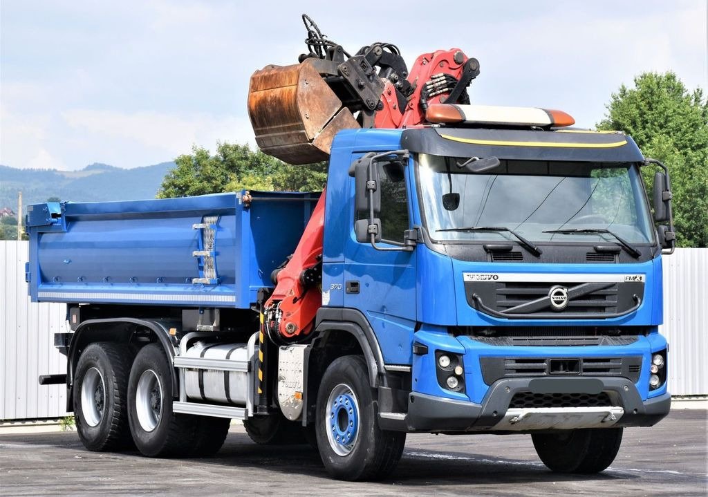 Volvo FMX 370 Kipper 4,90m *EPSILON Q150Z/FUNK*6x4 - Camión volquete, Camión grúa: foto 4 Volvo FMX 370 Kipper 4,90m *EPSILON Q150Z/FUNK*6x4 - Camión volquete, Camión grúa: foto 4