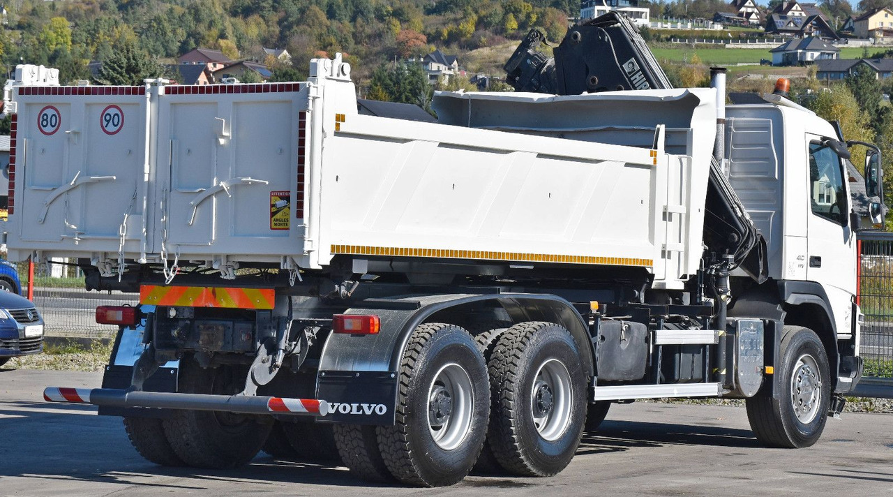 Camión volquete Volvo FMX 410 Kipper 5,20m*HIAB 122 D-4 HIDUO/FUNK*6x4: foto 7