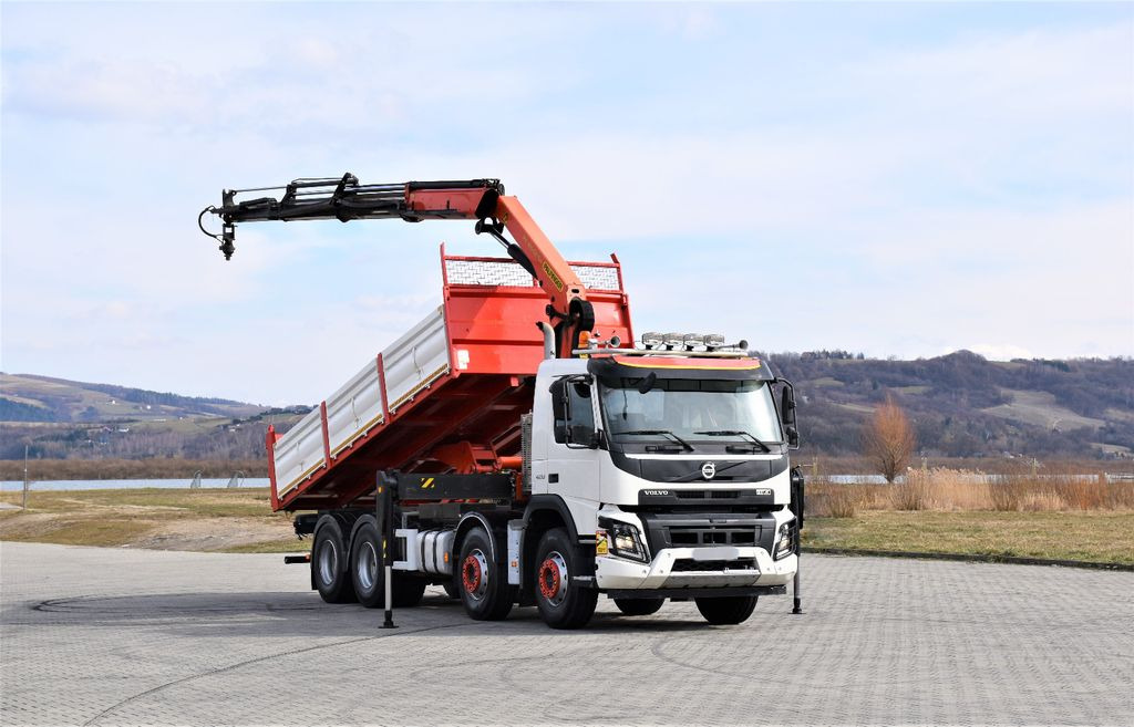 Volvo FMX 420 Kipper 6,20m *PK 1850 2 - SH B*FUNK/8x4 - Camión grúa, Camión volquete: foto 2 Volvo FMX 420 Kipper 6,20m *PK 1850 2 - SH B*FUNK/8x4 - Camión grúa, Camión volquete: foto 2
