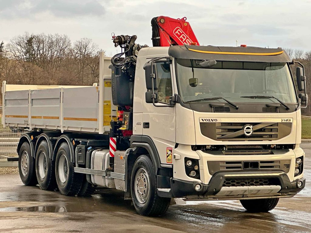 Volvo FMX 450 Kipper 6,50m*FASSI F215A.0.24 + FUNK*8x4 - Camión volquete: foto 3 Volvo FMX 450 Kipper 6,50m*FASSI F215A.0.24 + FUNK*8x4 - Camión volquete: foto 3