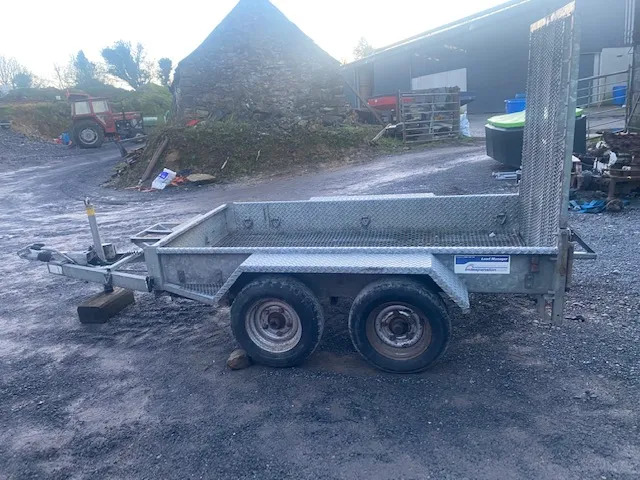Used Indespension trailer 8x4 with ramp - Remolque porta maquinaria: foto 5 Used Indespension trailer 8x4 with ramp - Remolque porta maquinaria: foto 5