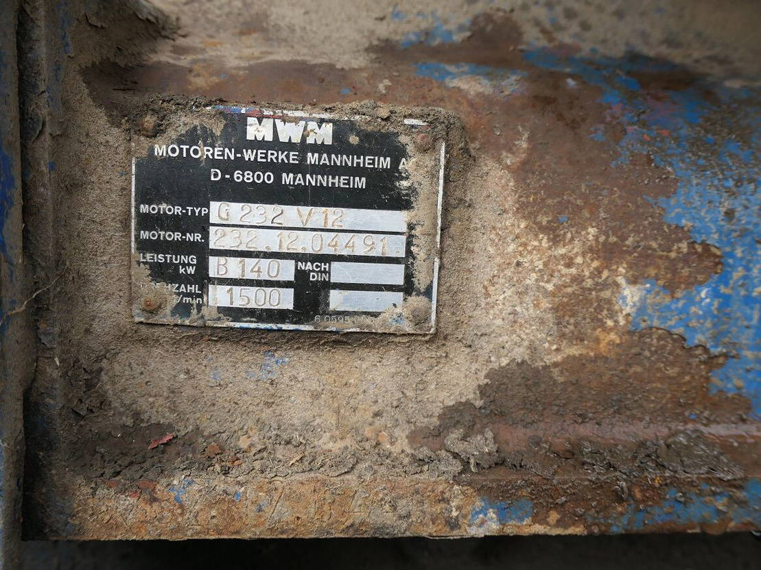 MWM G232 V12 - Generador industriale: foto 5 MWM G232 V12 - Generador industriale: foto 5