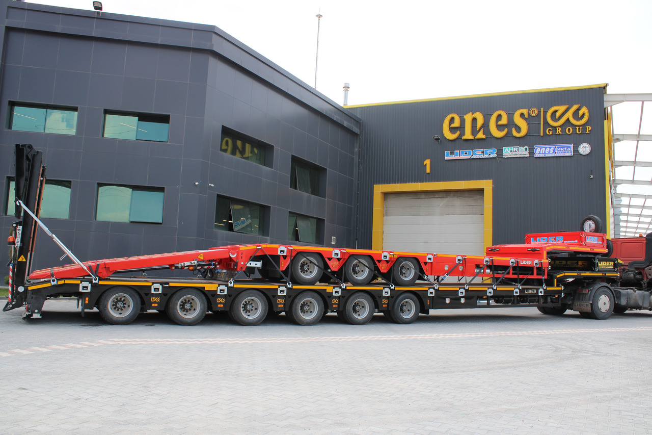 Semirremolque góndola rebajadas nuevo LIDER 2025 model 150 Tons capacity Lowbed semi trailer: foto 6