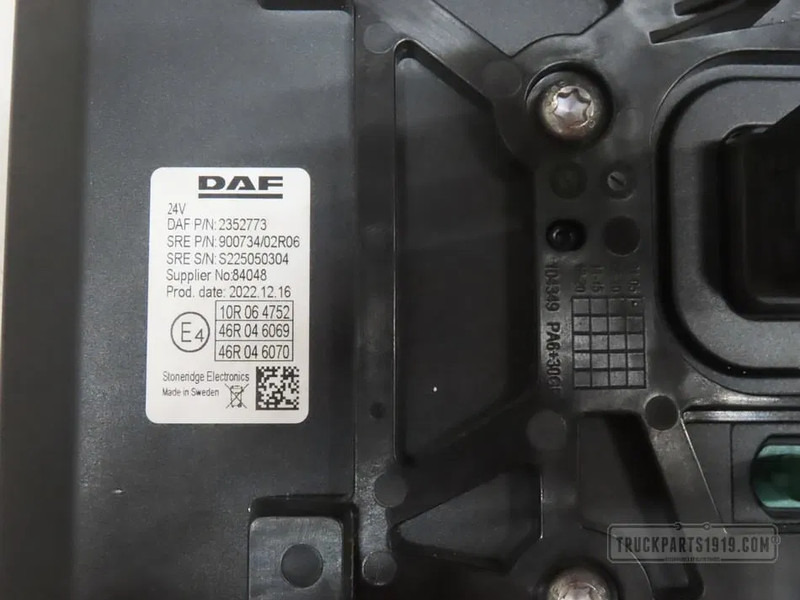 DAF 2384669 10 Inch Monitor Camera Systeem - Unidad de control para Camión: foto 2 DAF 2384669 10 Inch Monitor Camera Systeem - Unidad de control para Camión: foto 2