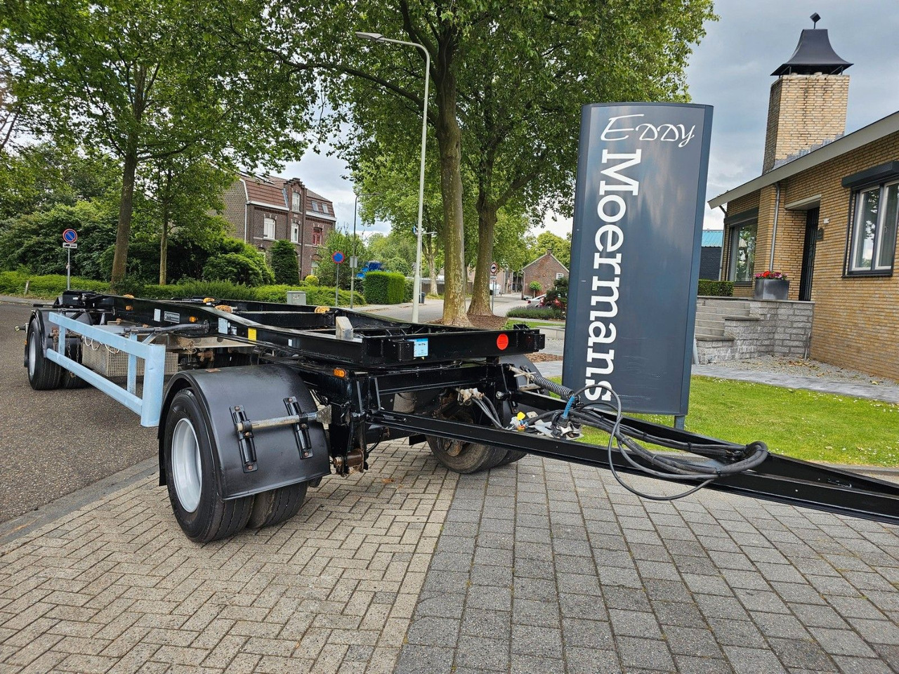 Hüffermann HSA 18.70 Mit Schlitten - Remolque multilift/ Portacontenedores de cadenas: foto 1 Hüffermann HSA 18.70 Mit Schlitten - Remolque multilift/ Portacontenedores de cadenas: foto 1