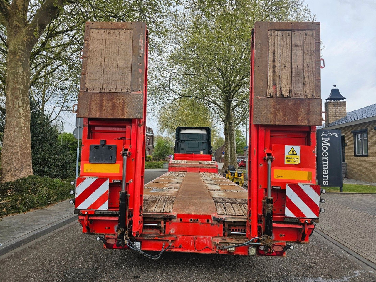 Semirremolque góndola rebajadas Kässbohrer LB4E Semie Tieflader Mit Rampen: foto 9
