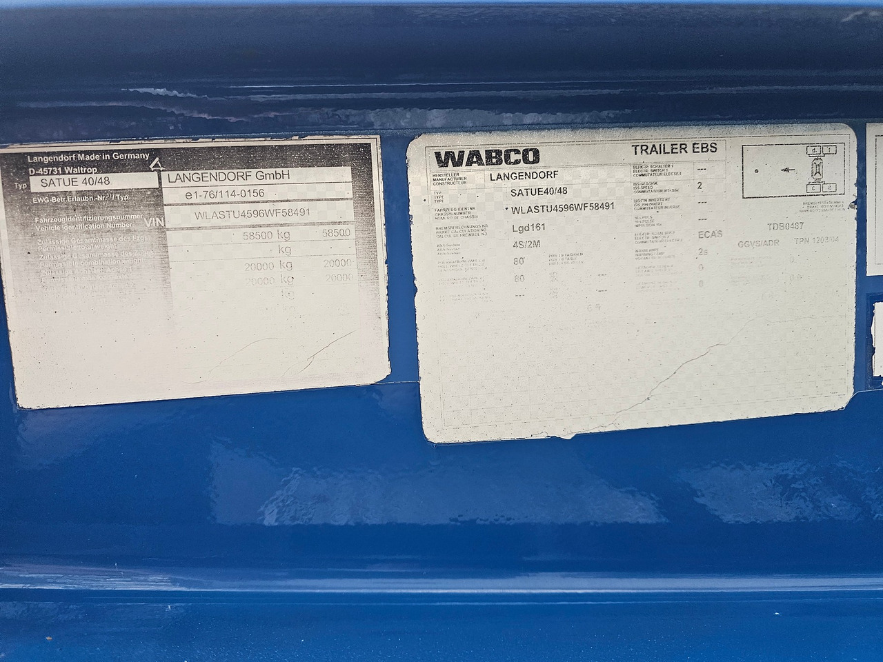 Semirremolque góndola rebajadas Langendorf SATUE 40-48: foto 19 Semirremolque góndola rebajadas Langendorf SATUE 40-48: foto 19