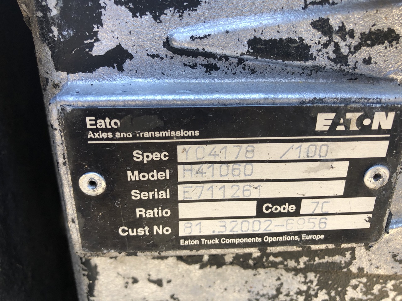 MAN EATON FSO5206B AND Y04178  - Caja de cambios: foto 5 MAN EATON FSO5206B AND Y04178  - Caja de cambios: foto 5