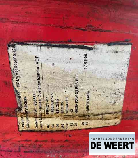 Fendt velgen 50" - Neumáticos y llantas para Maquinaria agrícola: foto 5 Fendt velgen 50" - Neumáticos y llantas para Maquinaria agrícola: foto 5