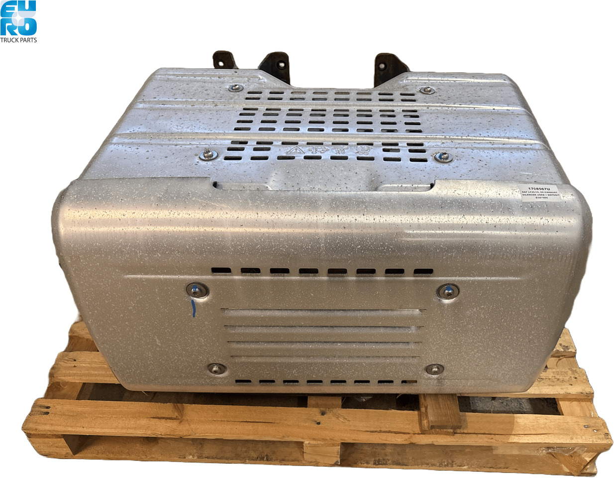 DAF LF45-55, E6 EXHAUST SILENCER USED + DEPOSIT 1708567U - Tubo de escape para Camión: foto 1 DAF LF45-55, E6 EXHAUST SILENCER USED + DEPOSIT 1708567U - Tubo de escape para Camión: foto 1