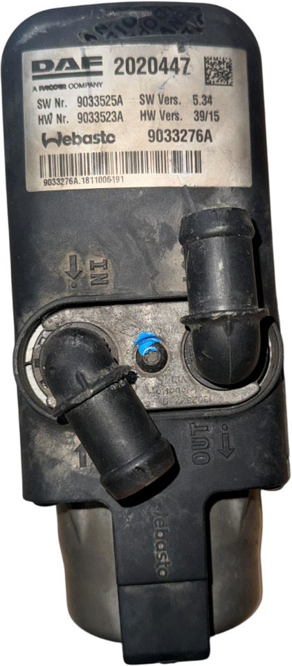 DAF PARKING HEATER THERMO TOP PRO 38 RECONDITIONED + DEPOSIT 200 EURO 2294774REC - Calefacción/ Ventilación para Camión: foto 1 DAF PARKING HEATER THERMO TOP PRO 38 RECONDITIONED + DEPOSIT 200 EURO 2294774REC - Calefacción/ Ventilación para Camión: foto 1