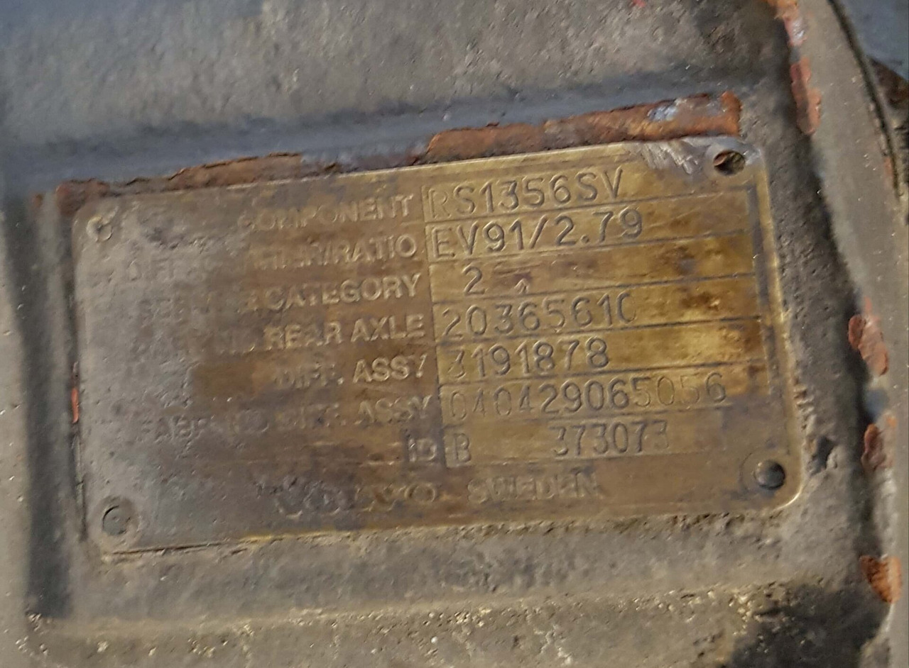 RS1356SV VOLVO DIFFERENTIAL RS/RSS1356SV EV91 RATIO 2.79 - Diferencial para Camión: foto 4 RS1356SV VOLVO DIFFERENTIAL RS/RSS1356SV EV91 RATIO 2.79 - Diferencial para Camión: foto 4