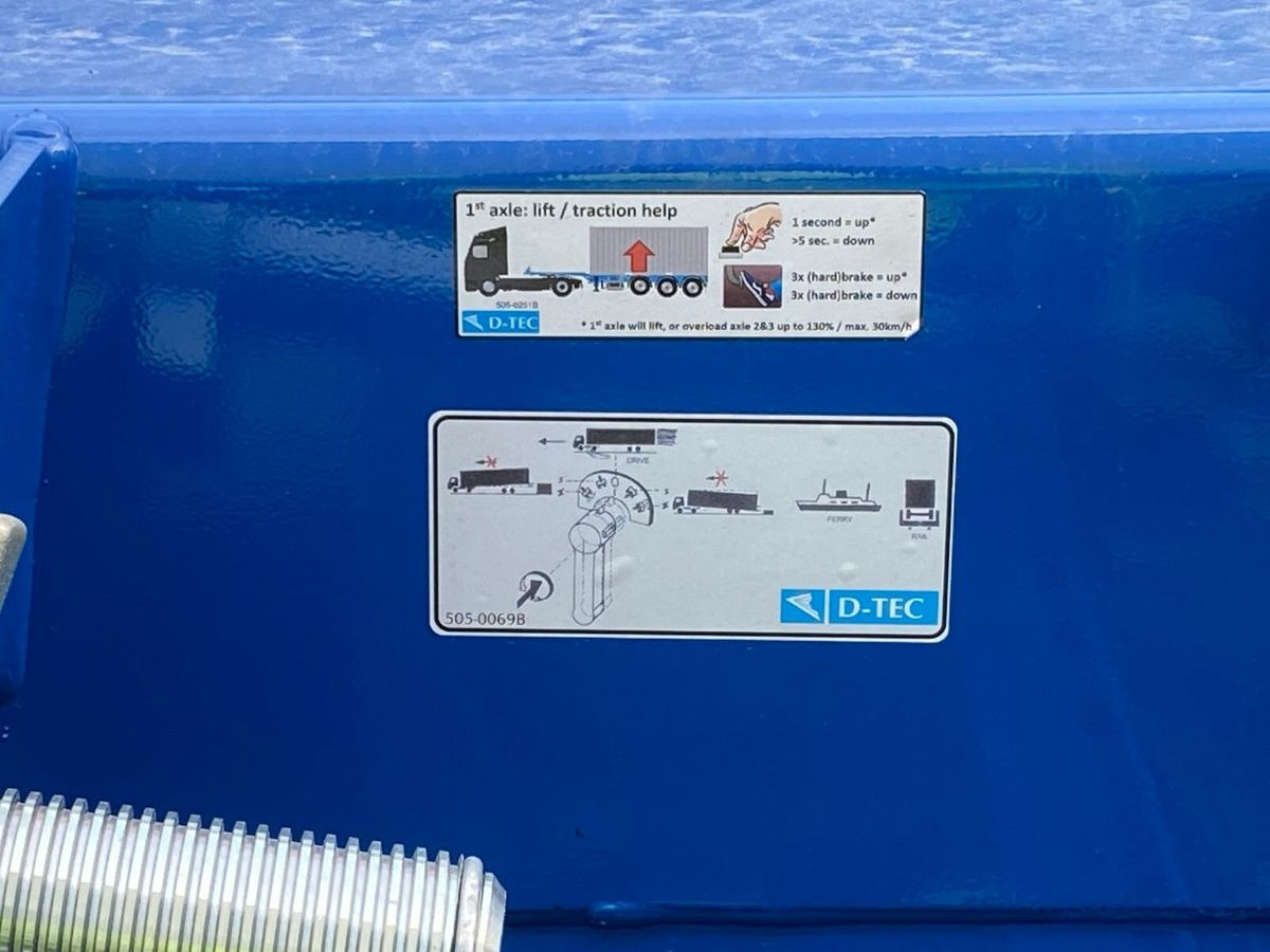 New D-TEC CONTAINER CHASSIS PM-3-SSliding - Remolque portacontenedore/ Intercambiable: foto 4 New D-TEC CONTAINER CHASSIS PM-3-SSliding - Remolque portacontenedore/ Intercambiable: foto 4