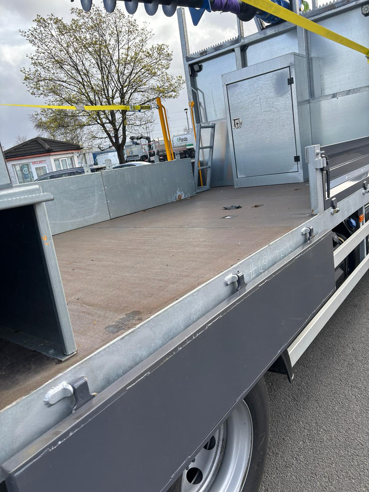 Camión caja abierta, Camión grúa Renault Trucks D 14 Flatbed drop side poling truck: foto 8