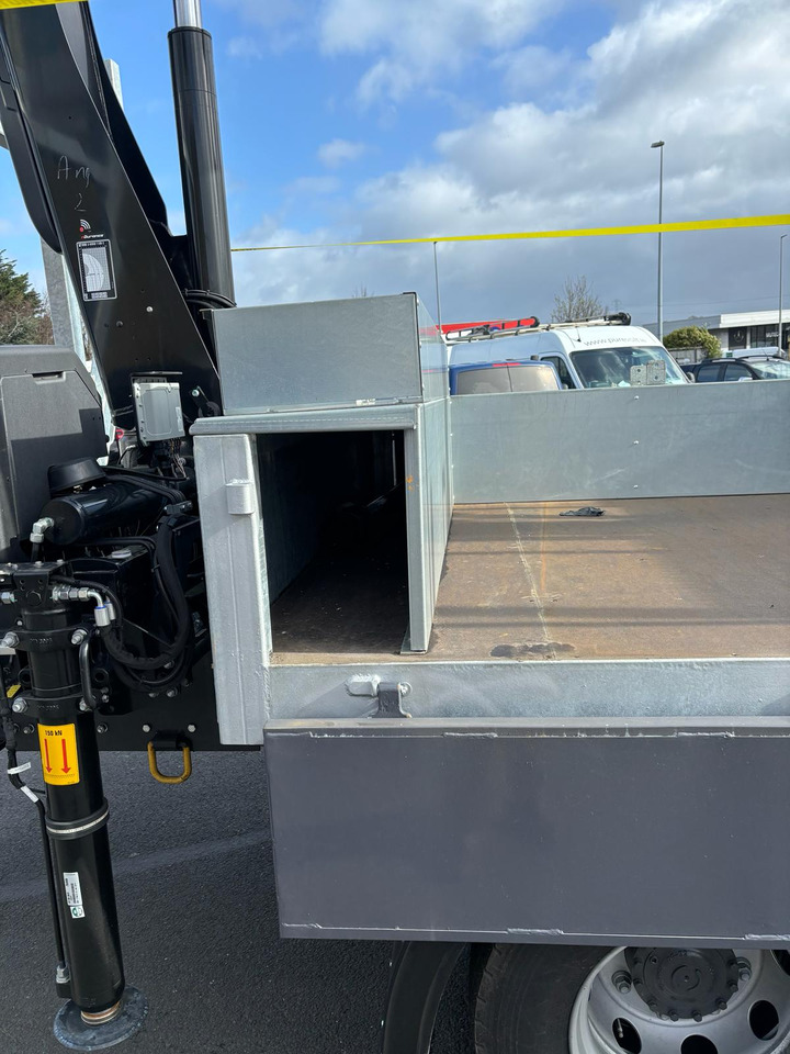Camión caja abierta, Camión grúa Renault Trucks D 14 Flatbed drop side poling truck: foto 10