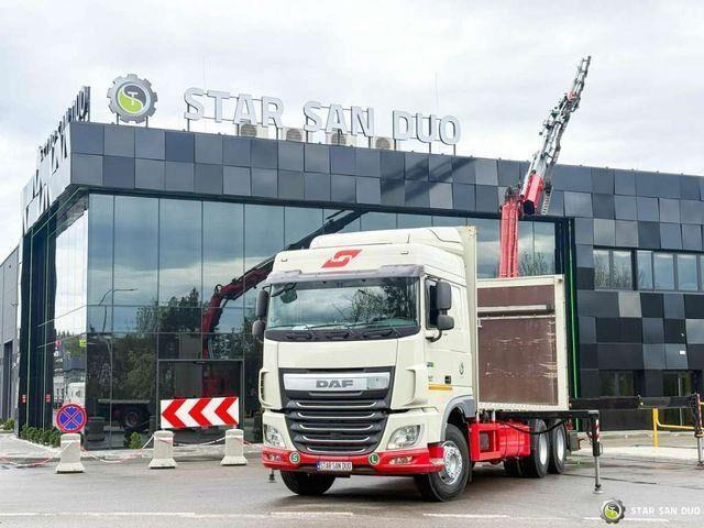 DAF XF 440 6x2 Fassi F365 FLY JIBCranePallet Grippe - Camión caja abierta, Camión grúa: foto 4 DAF XF 440 6x2 Fassi F365 FLY JIBCranePallet Grippe - Camión caja abierta, Camión grúa: foto 4