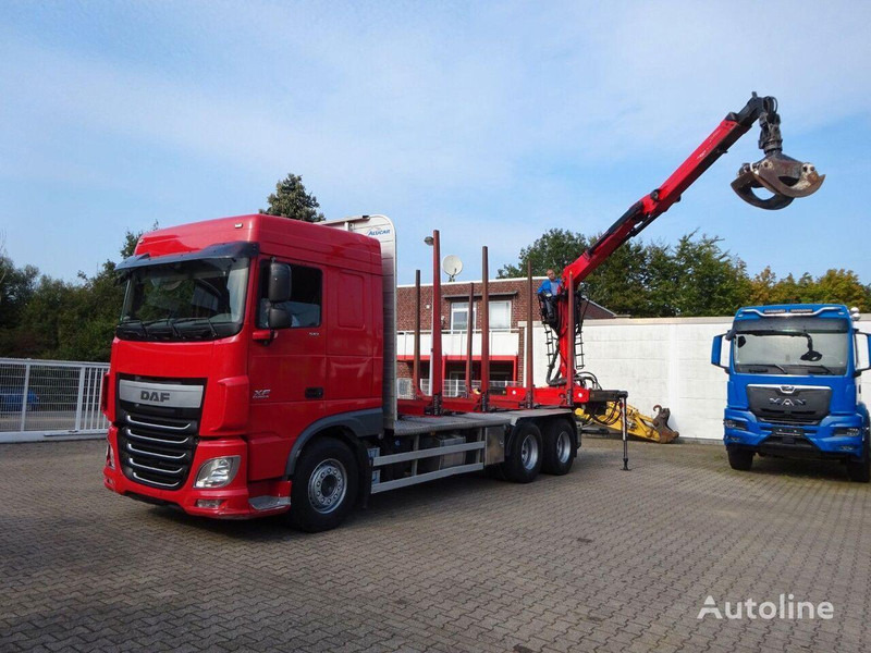 DAF XF 510 6x4 Crane EPSILON M120Z - Camión forestal, Camión grúa: foto 3 DAF XF 510 6x4 Crane EPSILON M120Z - Camión forestal, Camión grúa: foto 3