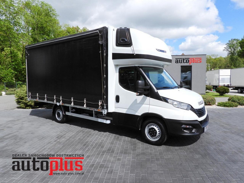 Iveco DAILY 35S18 PLANDEKA 10 PALET WEBASTO TEMPOMAT KLIMATYZACJA 18 - Furgoneta con lona: foto 1 Iveco DAILY 35S18 PLANDEKA 10 PALET WEBASTO TEMPOMAT KLIMATYZACJA 18 - Furgoneta con lona: foto 1