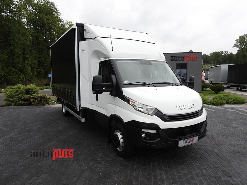 Iveco DAILY 70C18 PLANDEKA WINDA 12 PALET WEBASTO TEMPOMAT BLIŹNIACZE - Camión caja cerrada: foto 1 Iveco DAILY 70C18 PLANDEKA WINDA 12 PALET WEBASTO TEMPOMAT BLIŹNIACZE - Camión caja cerrada: foto 1