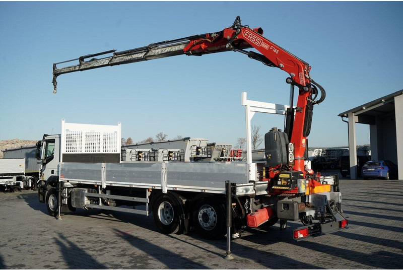 Iveco STRALIS 460 / 6X2 / SKRZYNIOWY 8,1 m + HDS FASSI. F185 MAX UDŹWI - Camión caja abierta, Camión grúa: foto 3 Iveco STRALIS 460 / 6X2 / SKRZYNIOWY 8,1 m + HDS FASSI. F185 MAX UDŹWI - Camión caja abierta, Camión grúa: foto 3