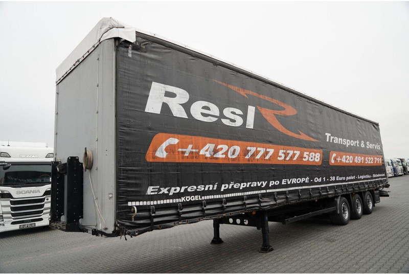 Kögel FIRANKA / MEGA / OŚ PODNOSZONA / OSIE SAF / DACH PODNOSZONY / LO - Semirremolque lona: foto 4 Kögel FIRANKA / MEGA / OŚ PODNOSZONA / OSIE SAF / DACH PODNOSZONY / LO - Semirremolque lona: foto 4