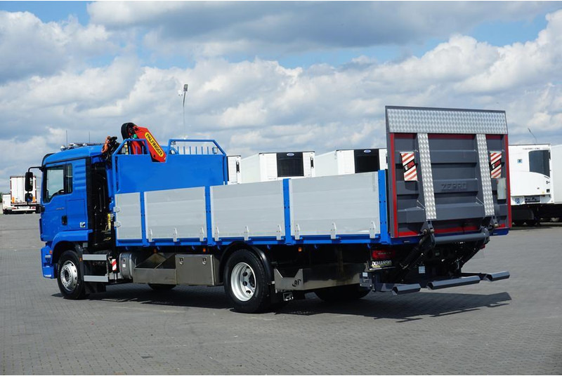 MAN TGM 18.290 / SKRZYNIOWY + HDS + WINDA / PALFINGER PK 12002 / - Camión caja abierta, Camión grúa: foto 5 MAN TGM 18.290 / SKRZYNIOWY + HDS + WINDA / PALFINGER PK 12002 / - Camión caja abierta, Camión grúa: foto 5