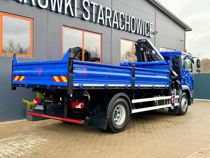 MAN TGM TGL TGS 18.250 // wywrotka 3-S + HDS HMF 1420 - K2 // bu - Camión volquete, Camión grúa: foto 5 MAN TGM TGL TGS 18.250 // wywrotka 3-S + HDS HMF 1420 - K2 // bu - Camión volquete, Camión grúa: foto 5