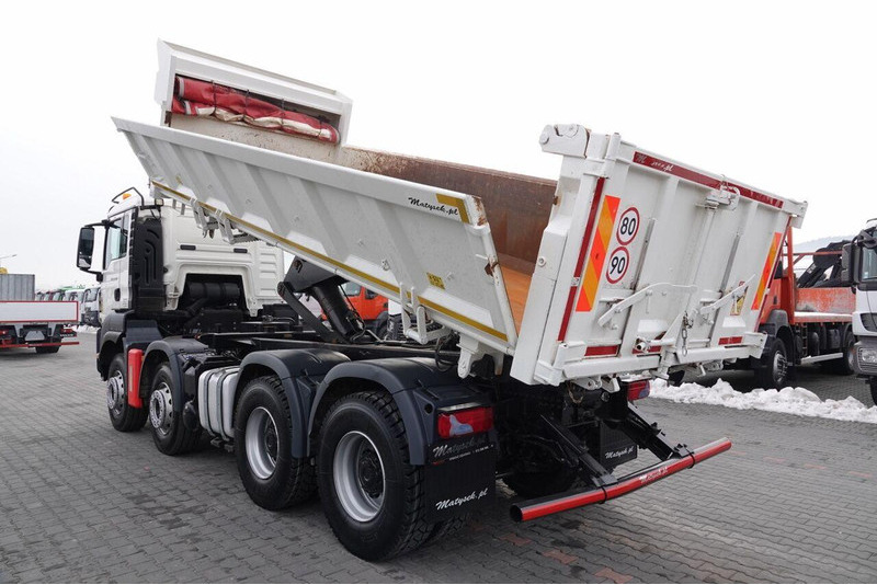 MAN TGS 35.480 / 8x4 / WYWROTKA / BORDMATIC / HYDROBURTA / OPONY 100 - Camión volquete: foto 2 MAN TGS 35.480 / 8x4 / WYWROTKA / BORDMATIC / HYDROBURTA / OPONY 100 - Camión volquete: foto 2